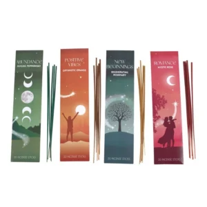 Manifestation Collection Natural Incense Sticks fragrance selection